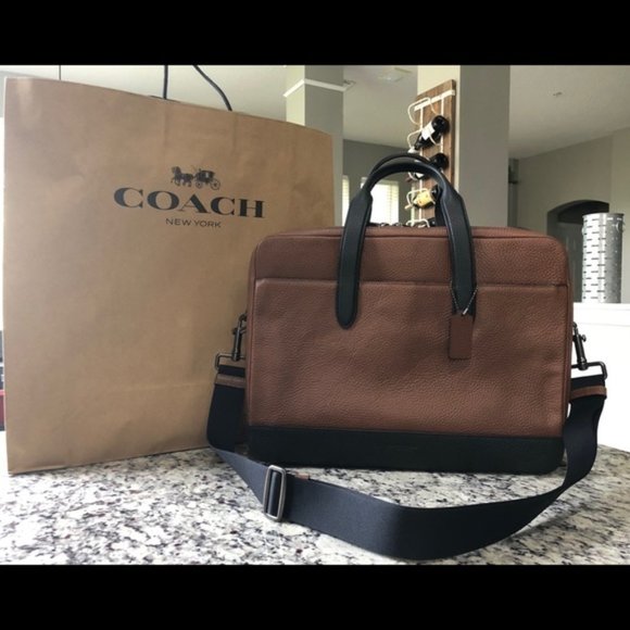NWT Authentic Coach 'Hamilton Ultimate Briefcase' - Picture 1 of 6